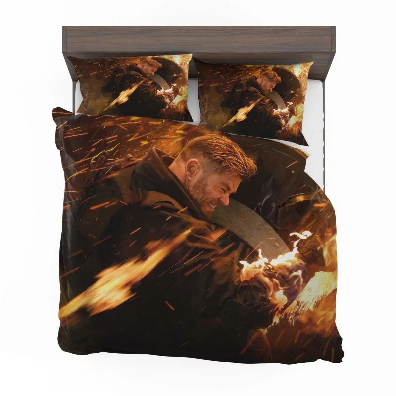 Alternative view of Ezra Miller The Flashs Lightning Strike Bedding Set - Custom Bedding Set