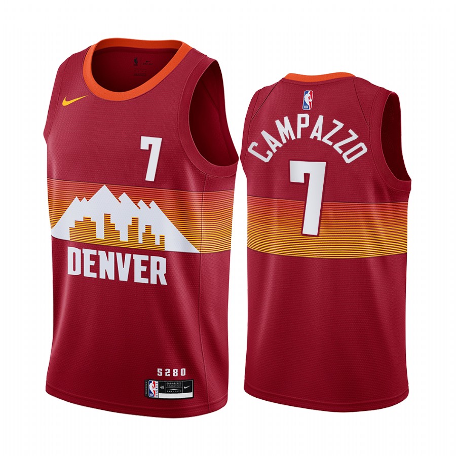 Facundo Campazzo Denver Nuggets 2020-21 Orange City Edition Basketball Jersey 2020 Trade