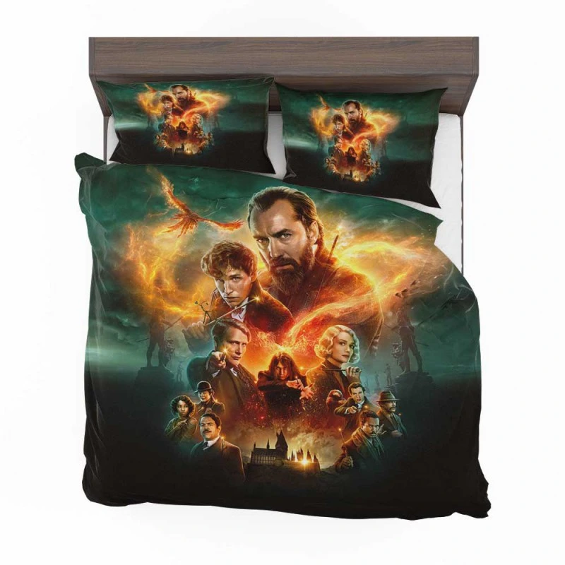 Alternative view of Fantastic Beasts The Secrets Of Dumbledore Movie Bedding Set - Custom Bedding Set