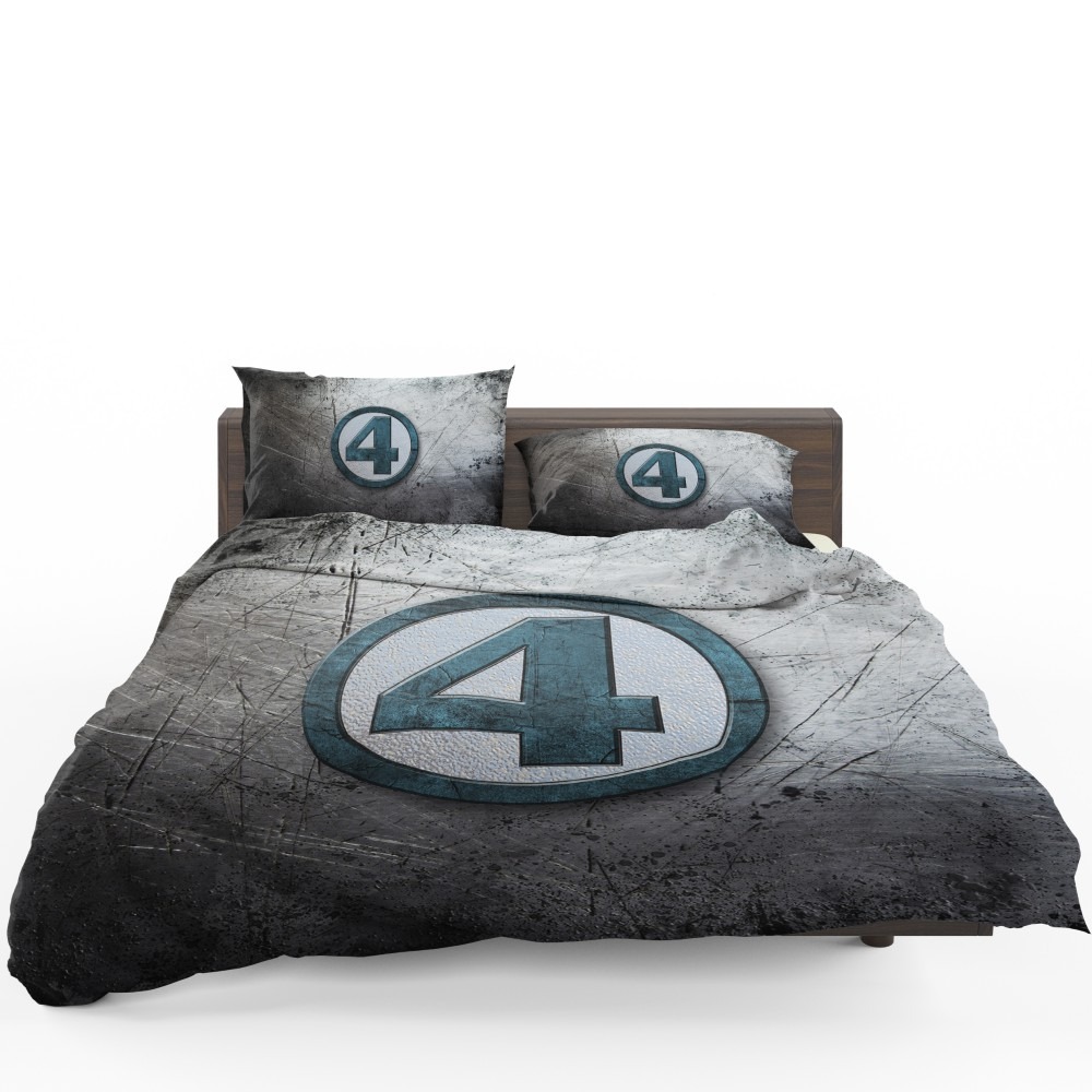 Fantastic Four Logo Marvel Comics Bedding Set - Custom Bedding Set