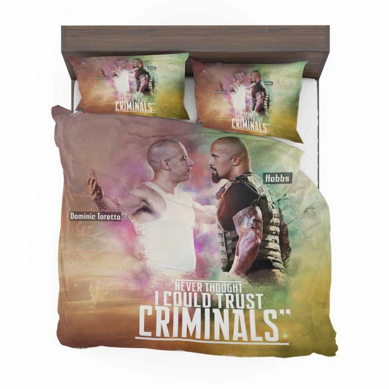 Alternative view of Fast & Furious 6 Movie Dom And Luke Bedding Set - Custom Bedding Set