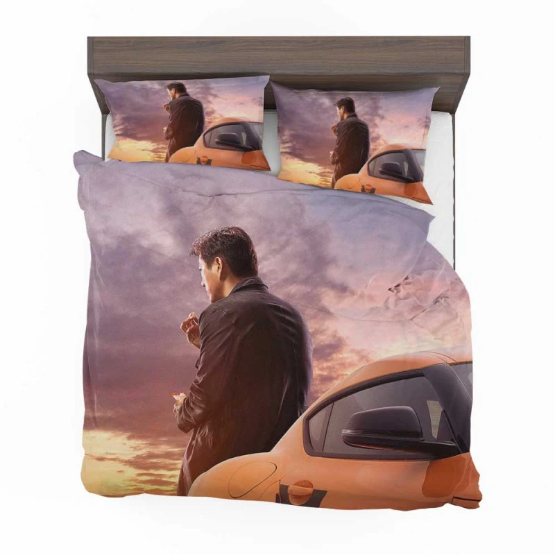 Alternative view of Fast & Furious 9 Movie Sung Kang Han Bedding Set - Custom Bedding Set