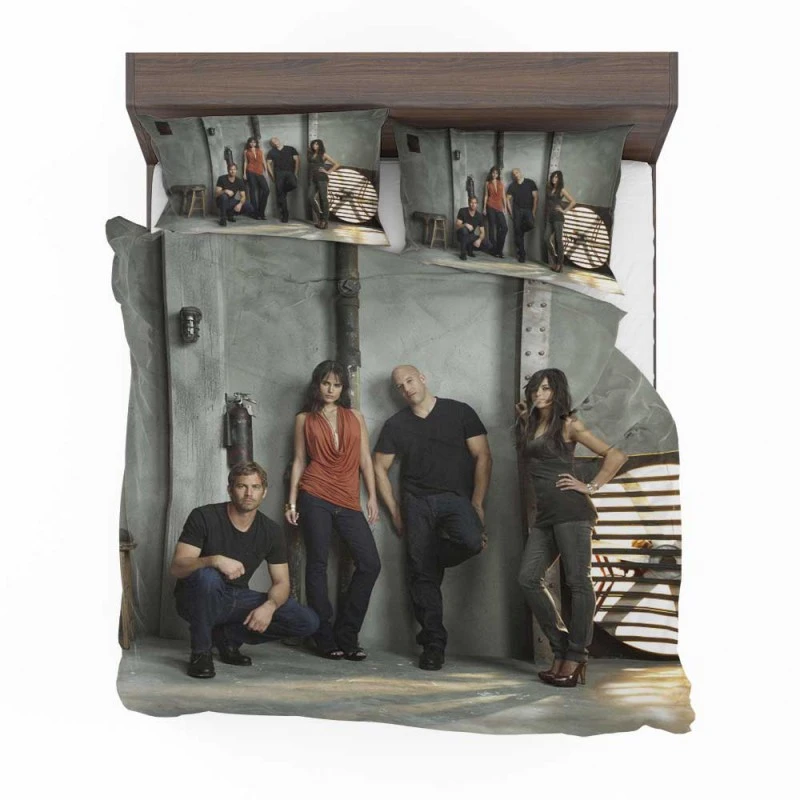 Alternative view of Fast & Furious Movie Vin Diesel Dominic Toretto Bedding Set - Custom Bedding Set