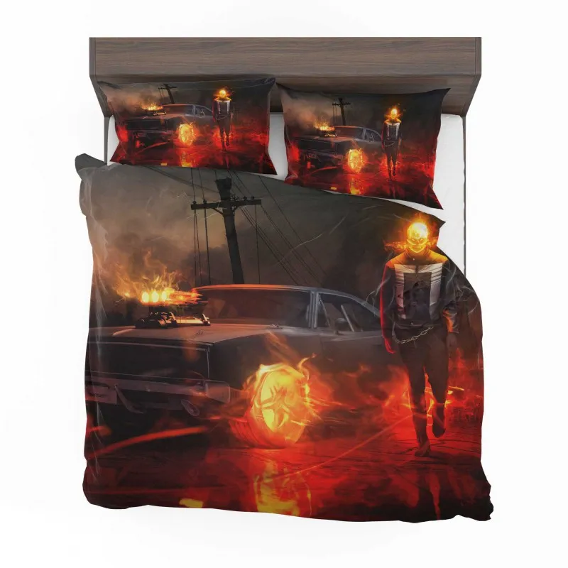 Alternative view of Fast X IMAX Racing In 3D Bedding Set - Custom Bedding Set