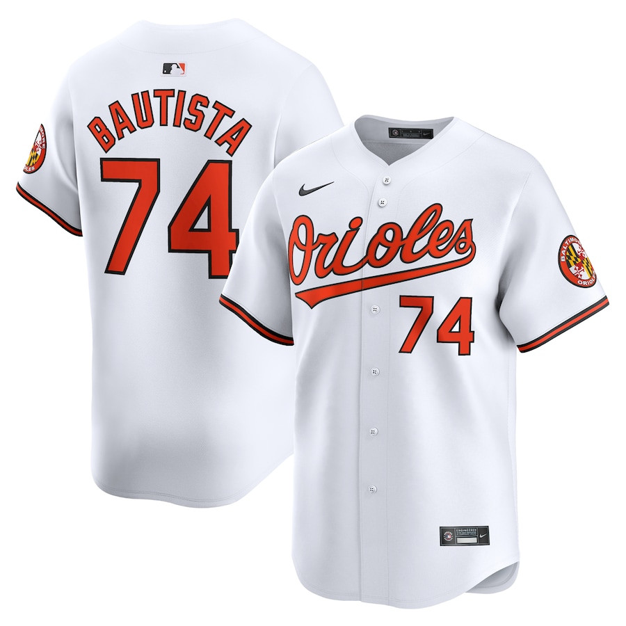 Felix Bautista 74 Baltimore Orioles Home Limited Men Baseball Jersey - White