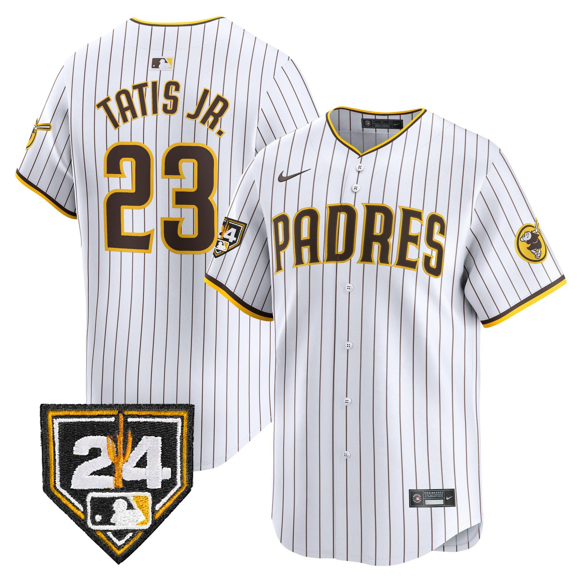 Fernando Tatis Jr. 23 San Diego Padres 2024 Spring Training Men Baseball Jersey - White 