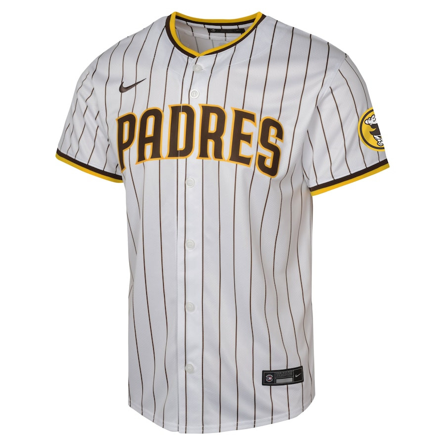 Alternative view of Fernando Tatis Jr. 23 San Diego Padres Home Limited Player YOUTH Jersey - White 