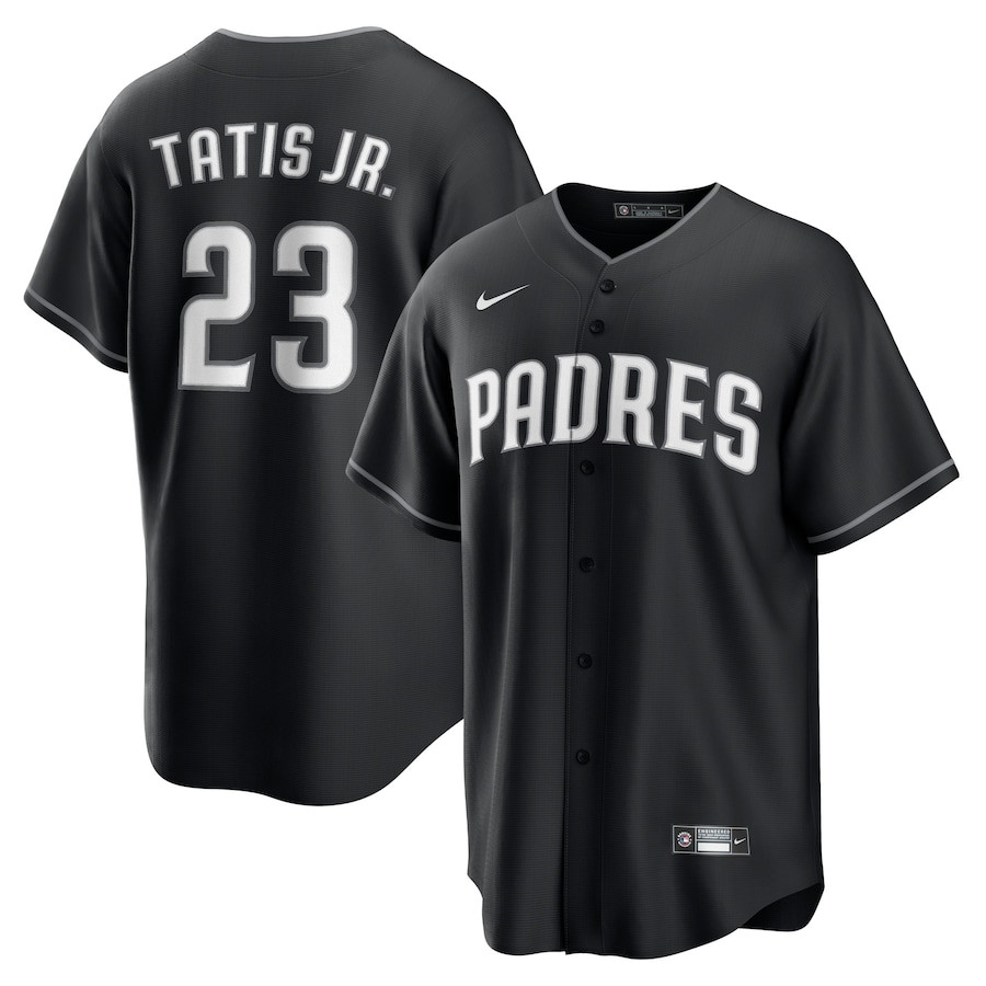 Fernando Tatis Jr. 23 San Diego Padres Men Jersey - Black 