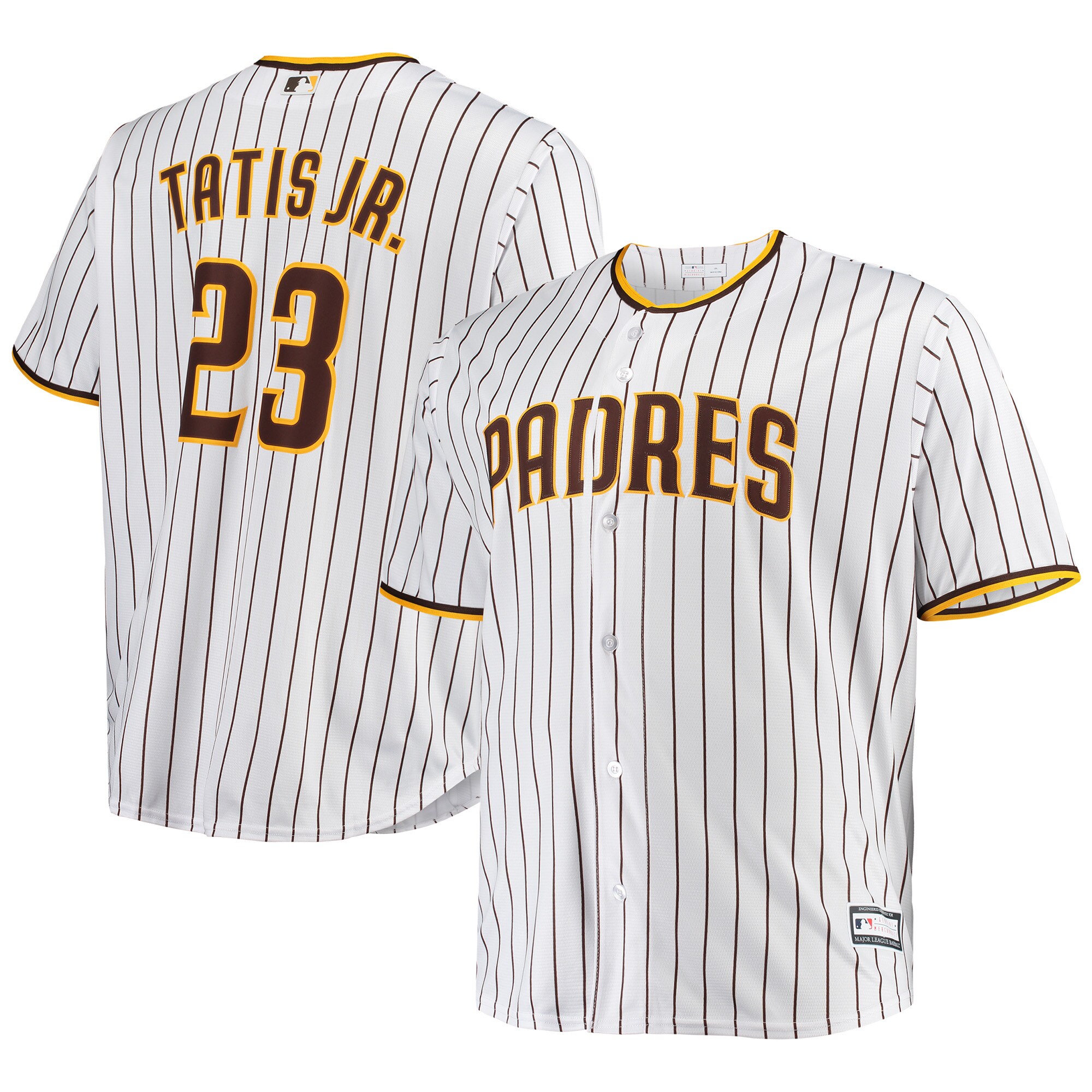 Fernando Tatis Jr. San Diego Padres Big & Tall Replica Player Baseball Jersey - White