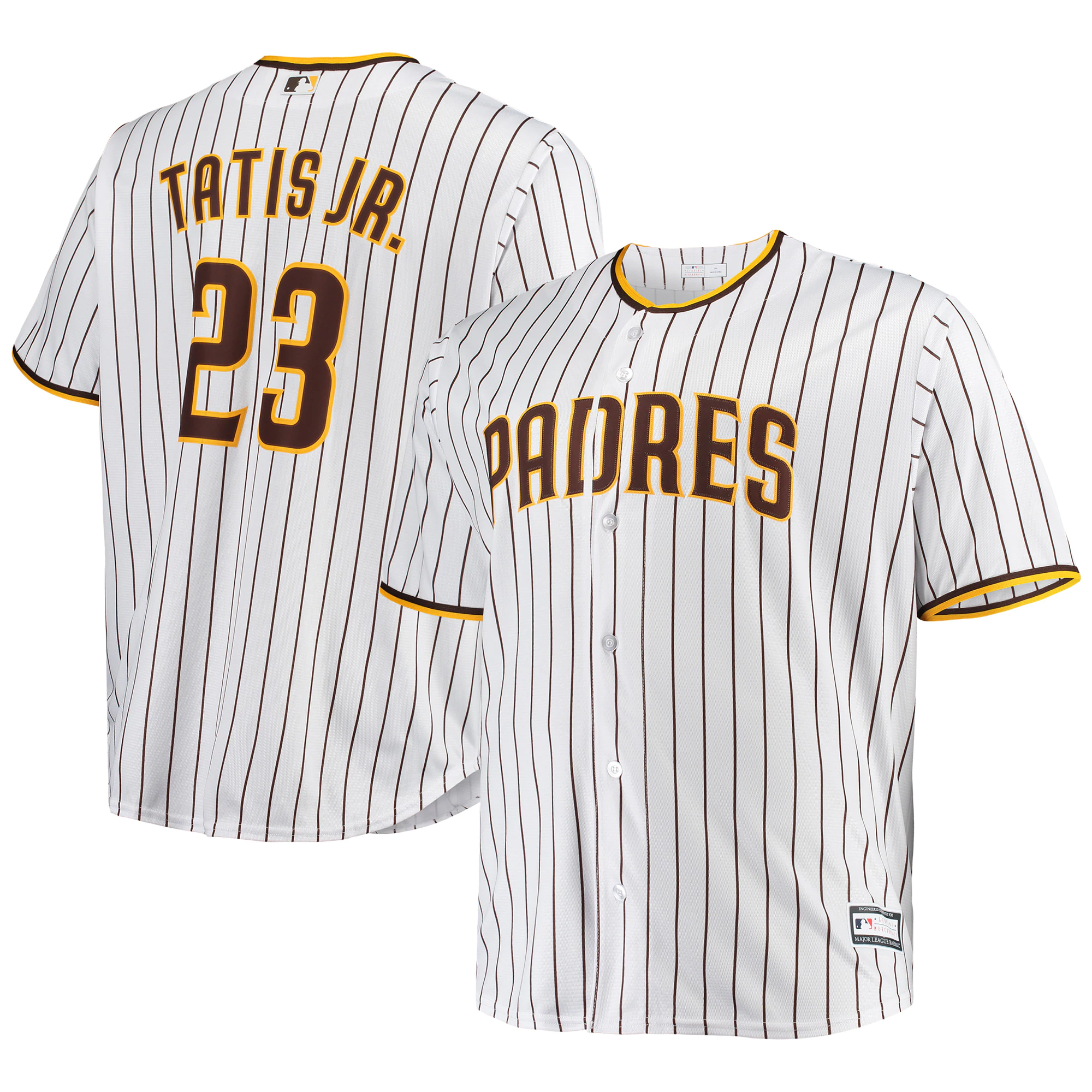 Fernando Tatis Jr. San Diego Padres Big & Tall Replica Player Baseball Jersey – White