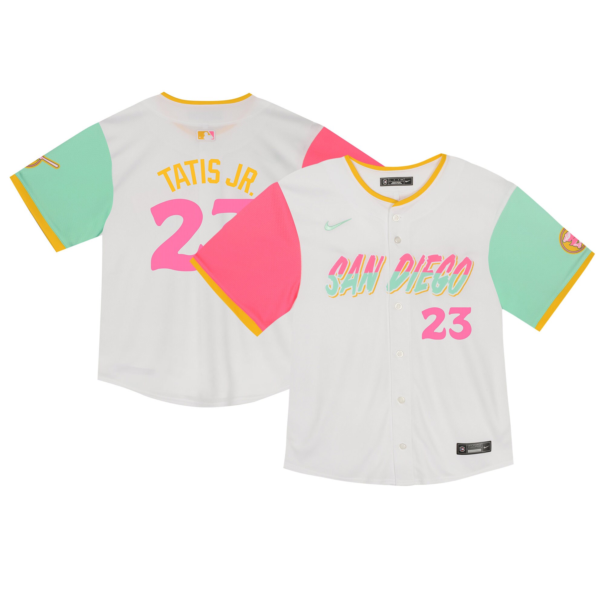 Fernando Tatis Jr. San Diego Padres Infant City Connect Limited Player Baseball Jersey - White