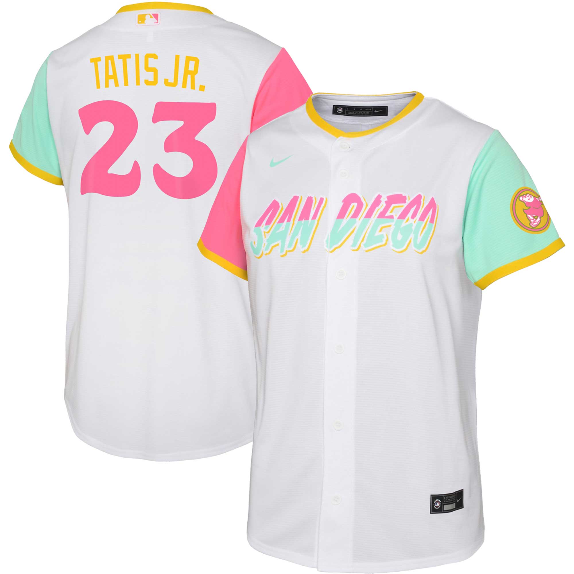Fernando Tatis Jr. San Diego Padres Infant City Connect Player Baseball Jersey - White