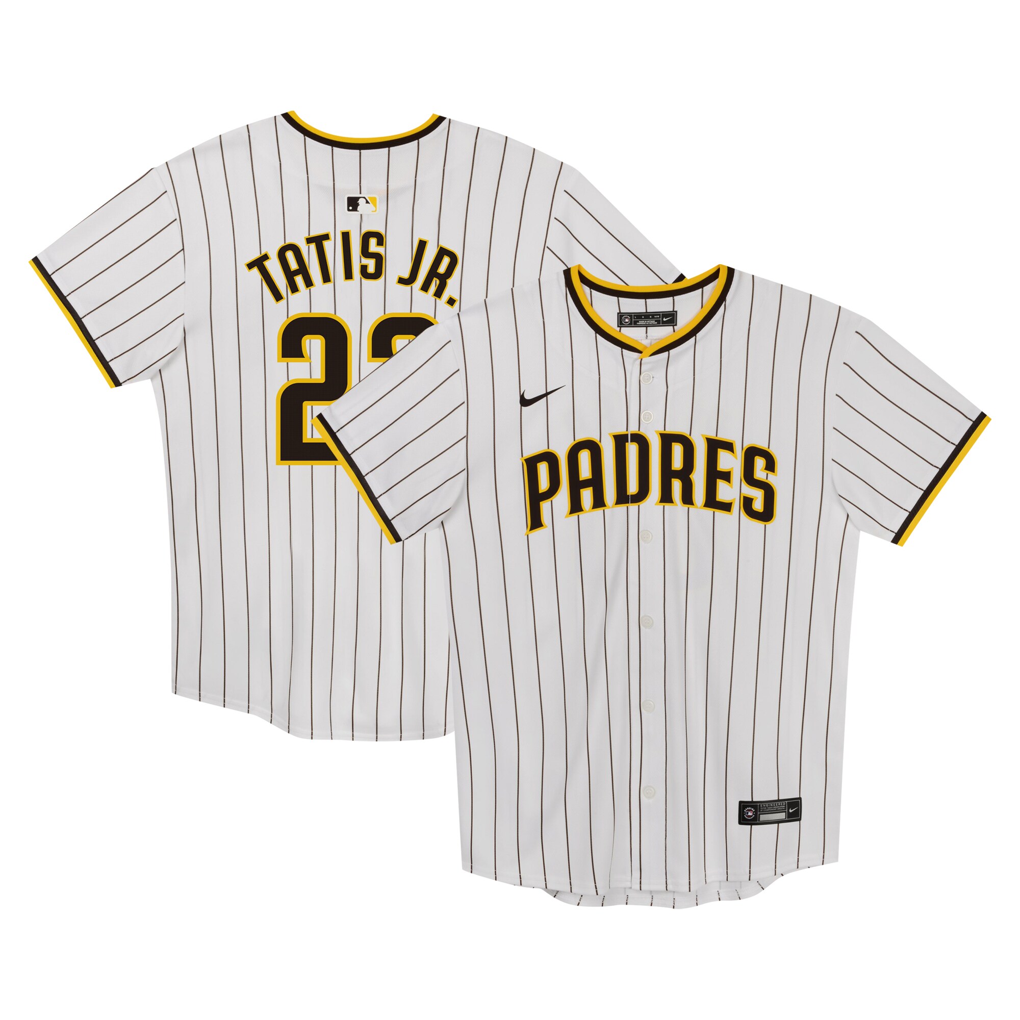 Fernando Tatis Jr. San Diego Padres Preschool Home Game Baseball Jersey - White