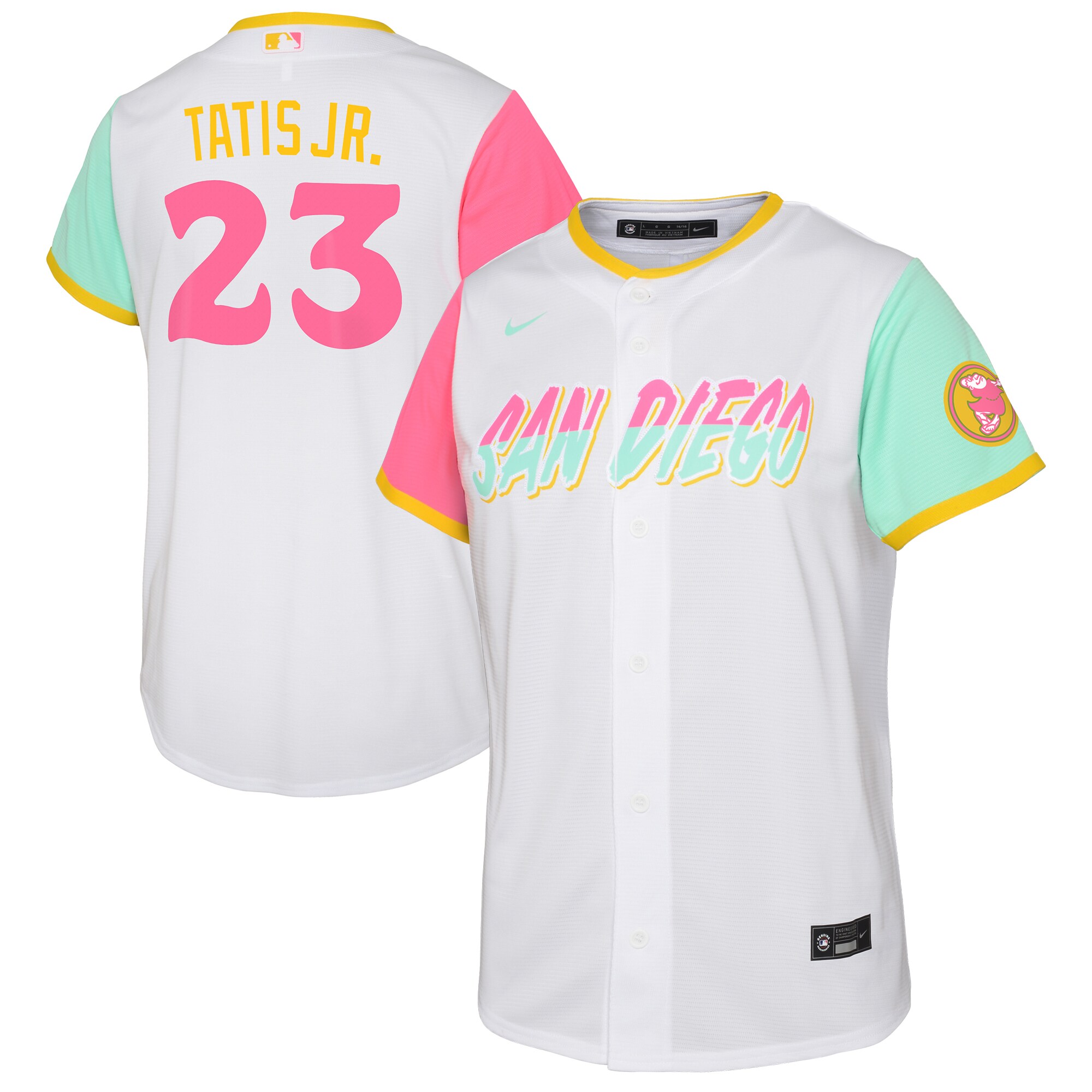 Fernando Tatis Jr. San Diego Padres Toddler City Connect Replica Player Baseball Jersey - White