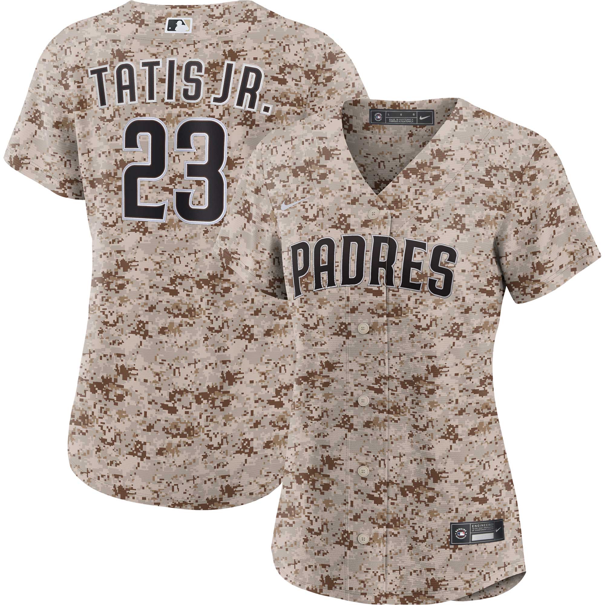 Fernando Tatis Jr. San Diego Padres Women’s Usmc Alternate Replica Player Baseball Jersey – Camo