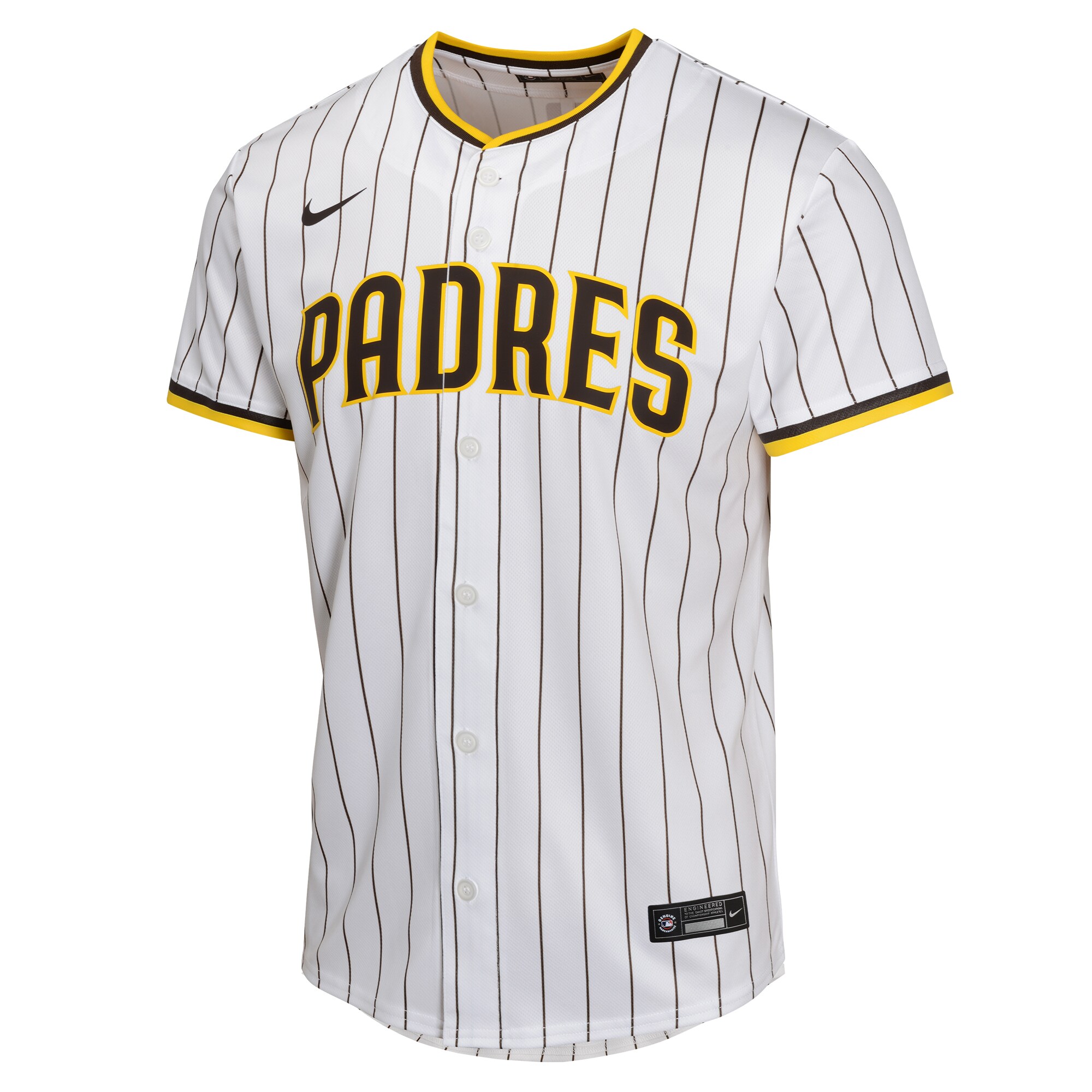 Alternative view of Fernando Tatis Jr. San Diego Padres Youth Home Game Player Baseball Jersey - White