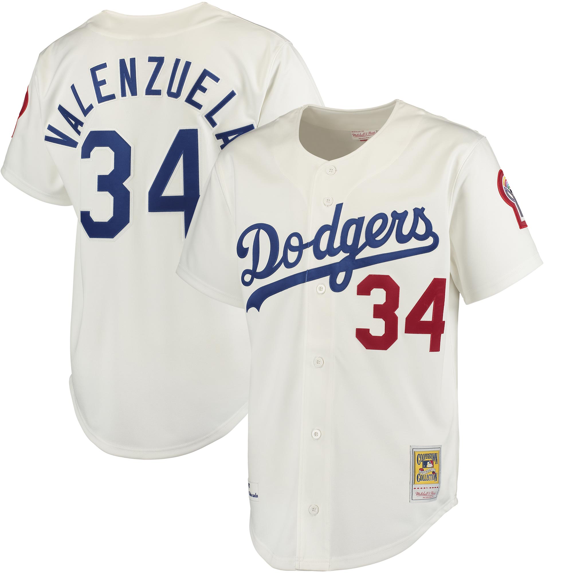 Fernando Valenzuela Los Angeles Dodgers Mitchell & Ness Authentic Baseball Jersey - White