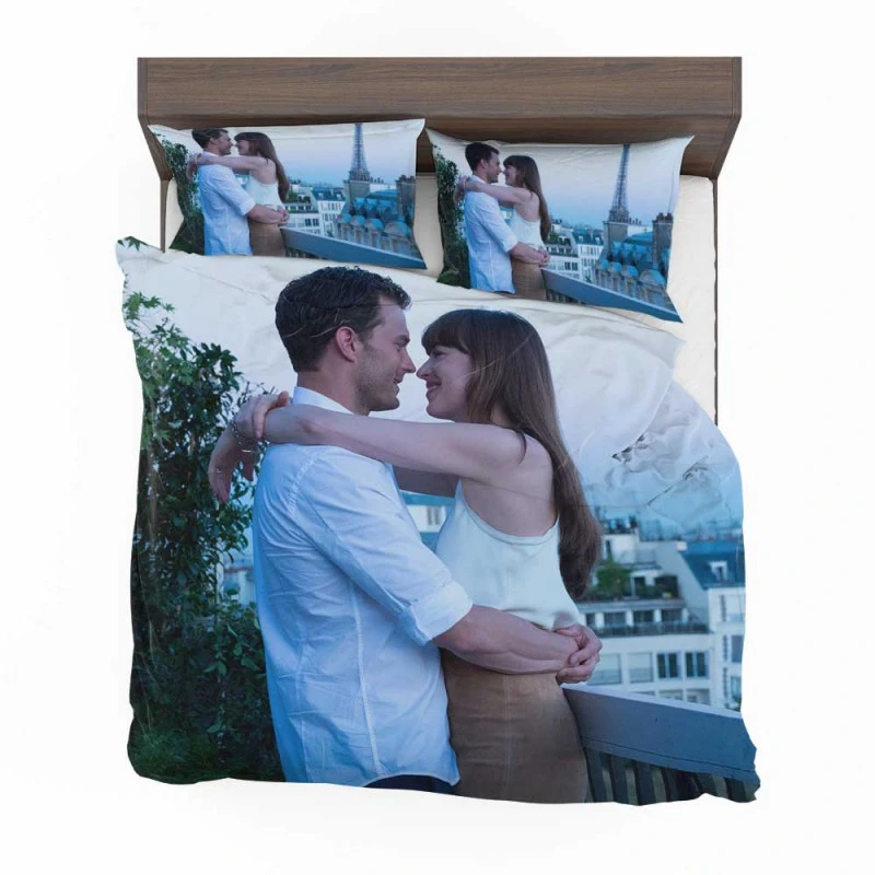 Alternative view of Fifty Shades Freed Movie Christian Grey Anastasia Steele Bedding Set - Custom Bedding Set