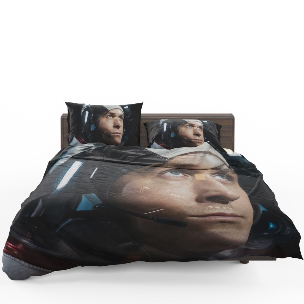 First Man Movie Ryan Gosling Bedding Set - Custom Bedding Set