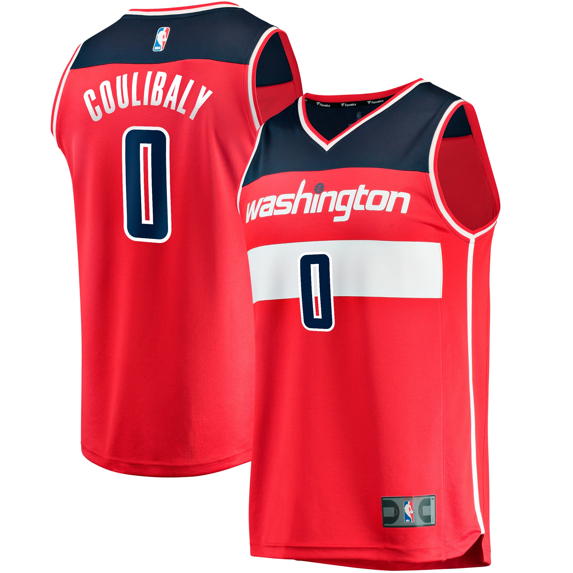 First Round Washington Wizards Fanatics Branded 2023 Nba Draft First Round Pick Fast Break Replica Basketball Jersey - Icon Edition - Red