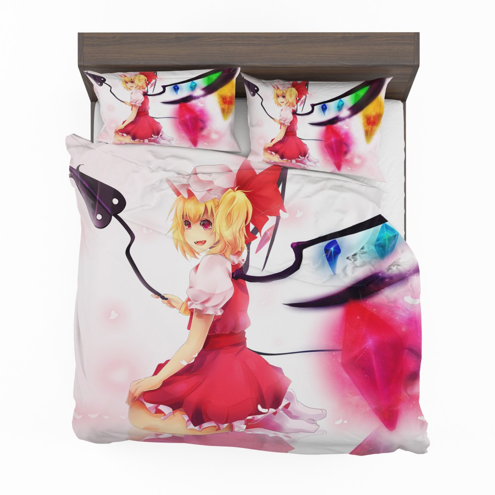 Alternative view of Flandre Scarlet Anime Girl Vampire Bedding Set - Custom Bedding Set