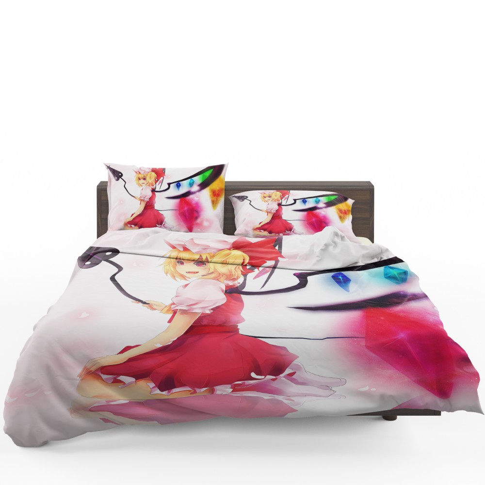 Flandre Scarlet Anime Girl Vampire Bedding Set - Custom Bedding Set