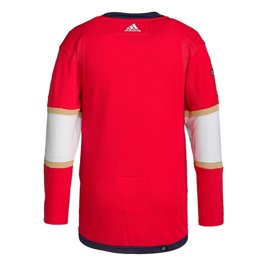 Alternative view of Florida Panthers 2023 Stanley Cup Final Home Primegreen Hockey Jersey - Red - JS916 