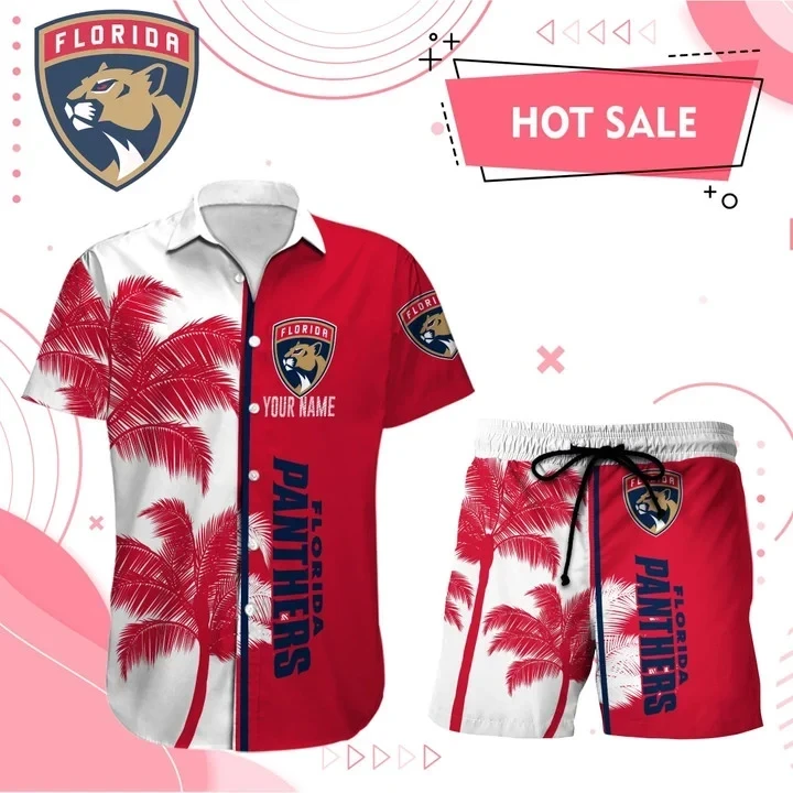 Florida Panthers Hawaiian Shirt And Set - Customized - JS578 