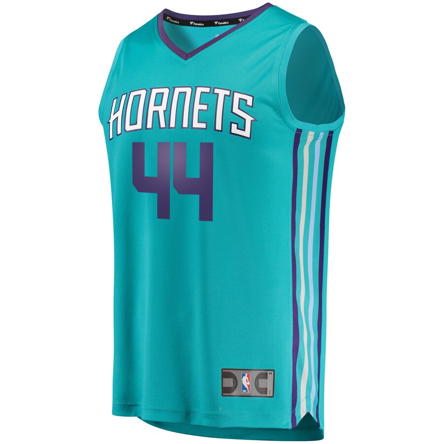 Alternative view of Frank Kaminsky Charlotte Hornets Fanatics Branded Fast Break Replica Basketball Jersey Teal - Icon Edition
