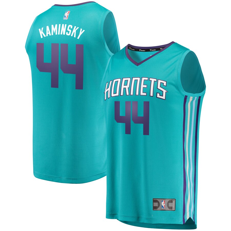 Frank Kaminsky Charlotte Hornets Fanatics Branded Fast Break Replica Basketball Jersey Teal - Icon Edition