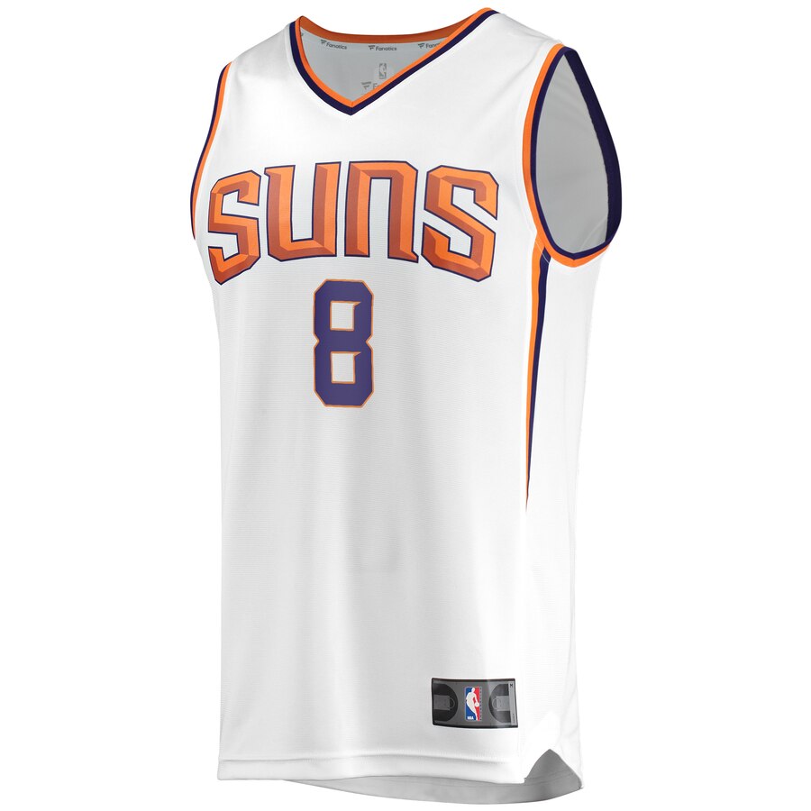 Alternative view of Frank Kaminsky Iii Phoenix Suns Fanatics Branded Youth Fast Break Player Basketball Jersey - Association Edition - White