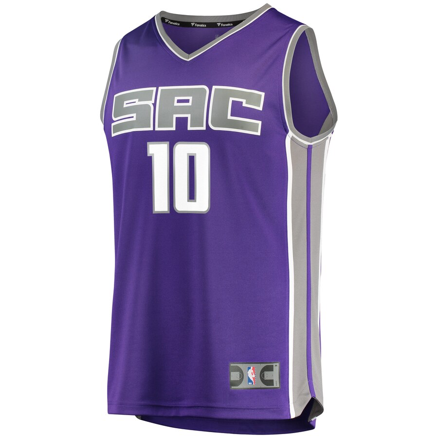 Alternative view of Frank Mason Iii Sacramento Kings Fanatics Branded Youth Fast Break Road Replica Basketball Jersey Purple - Icon Edition