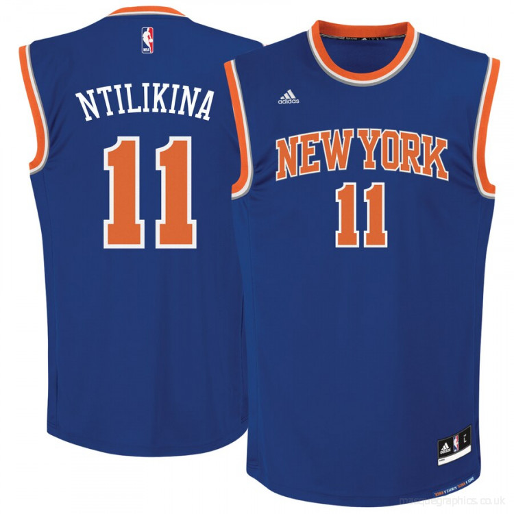 Frank Ntilikina New York Knicks Adidas 2020 Nba Draft #1 Pick Replica Basketball Jersey - Royal