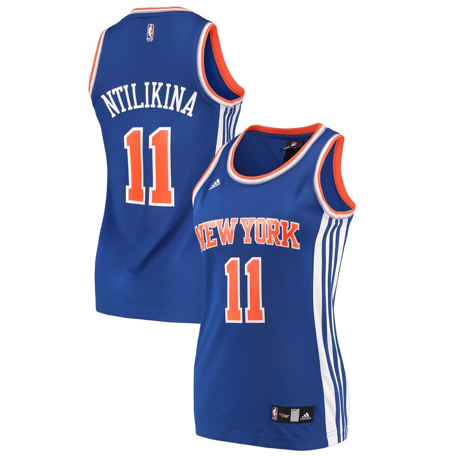 Frank Ntilikina New York Knicks Adidas Women's Replica Basketball Jersey - Blue