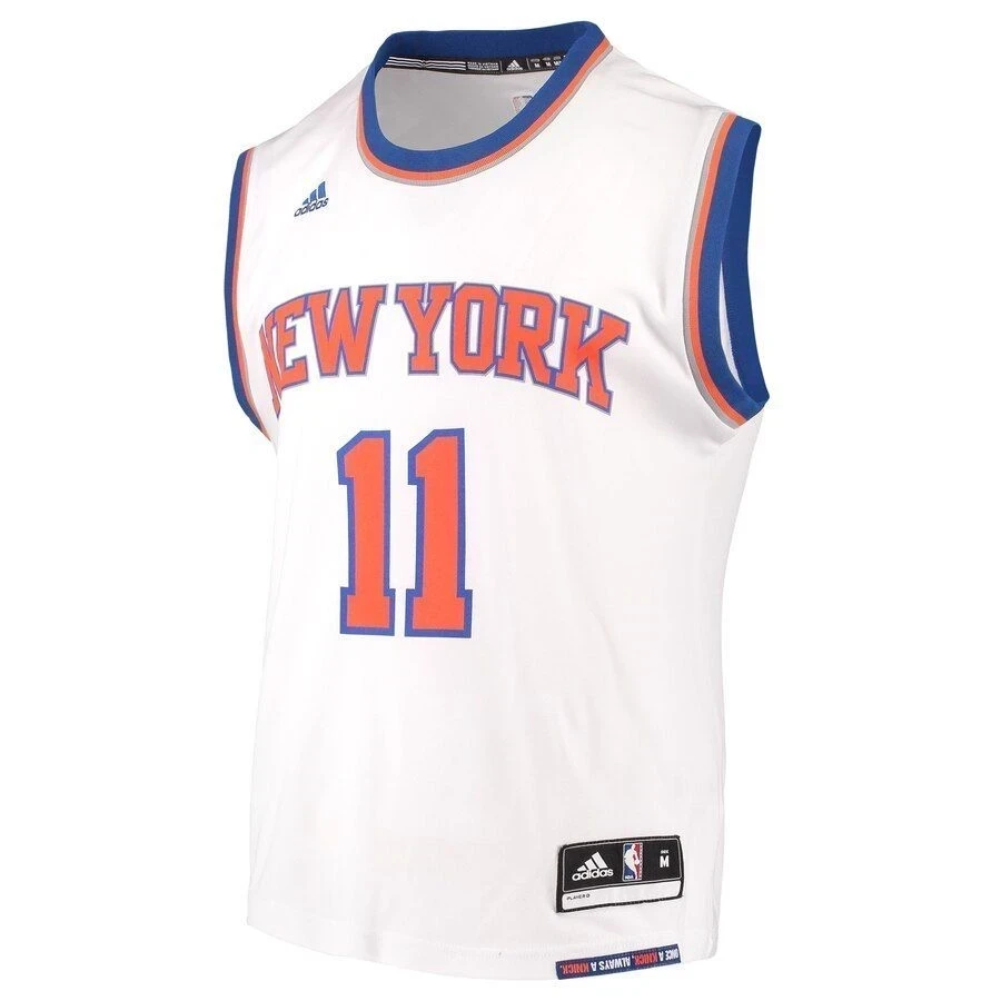 Alternative view of Frank Ntilikina New York Knicks Home Basketball Jersey - White - JS546 