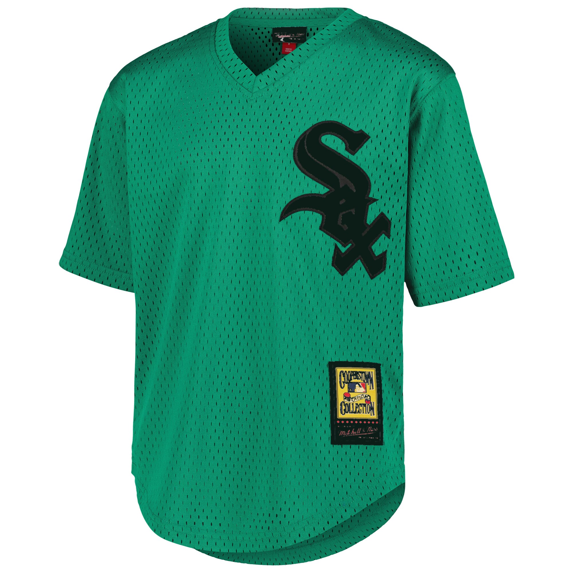 Alternative view of Frank Thomas Chicago White Sox Mitchell & Ness Youth Cooperstown CollectionÃƒâ€šÃ‚Â mesh Batting Practice Jersey - Green