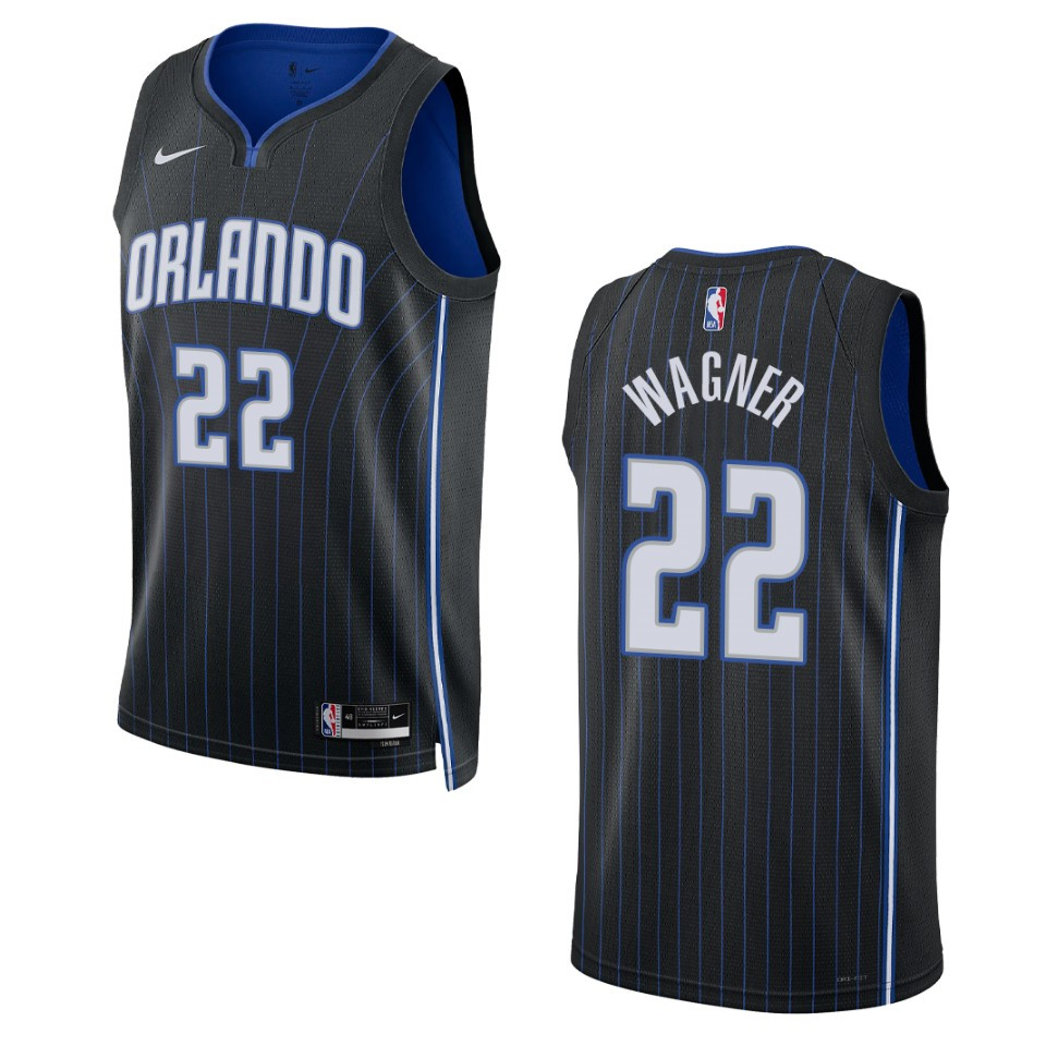 Franz Wagner Black Icon Edition 2022-23 Orlando Magic Swingman Basketball Jersey