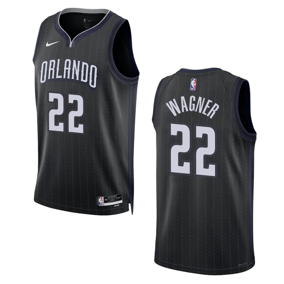 Franz Wagner City Edition Orlando Magic 2022-23 Black Swingman Basketball Jersey