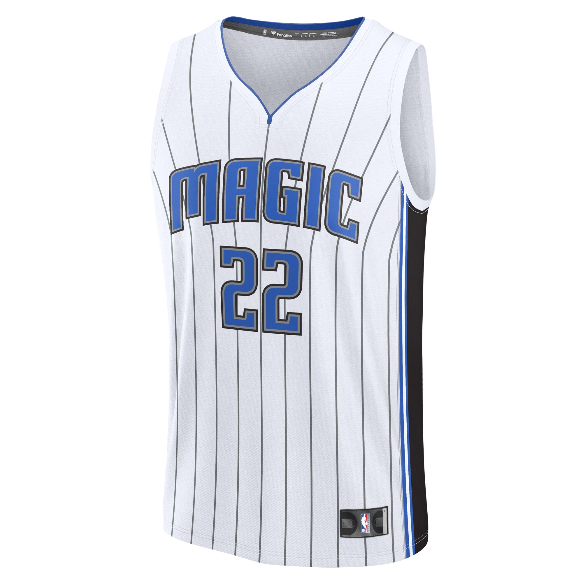 Alternative view of Franz Wagner Orlando Magic Fanatics Fast Break Replica Player Basketball Jersey - Association Edition - White