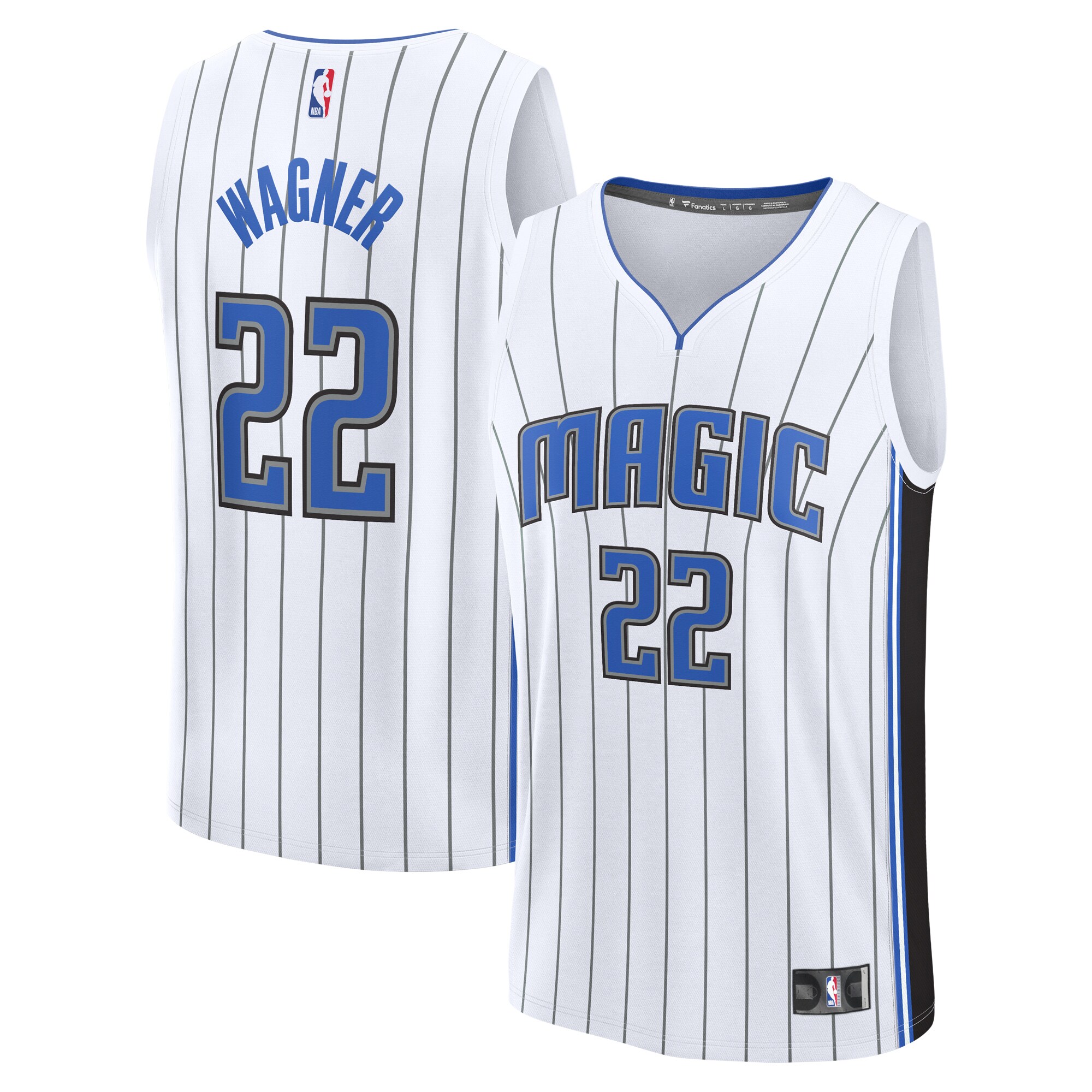 Franz Wagner Orlando Magic Fanatics Fast Break Replica Player Basketball Jersey - Association Edition - White