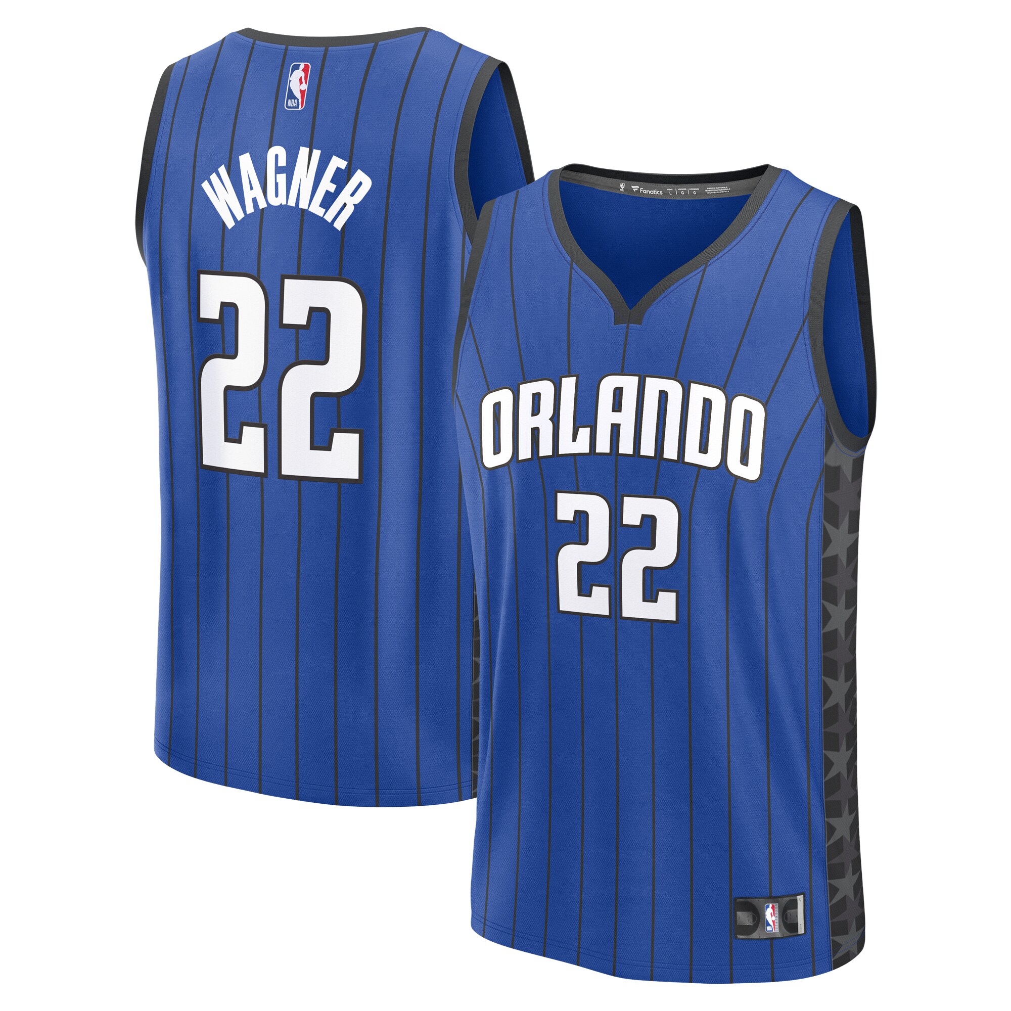 Franz Wagner Orlando Magic Fanatics Fast Break Replica Player Jersey – Statement Edition – Blue
