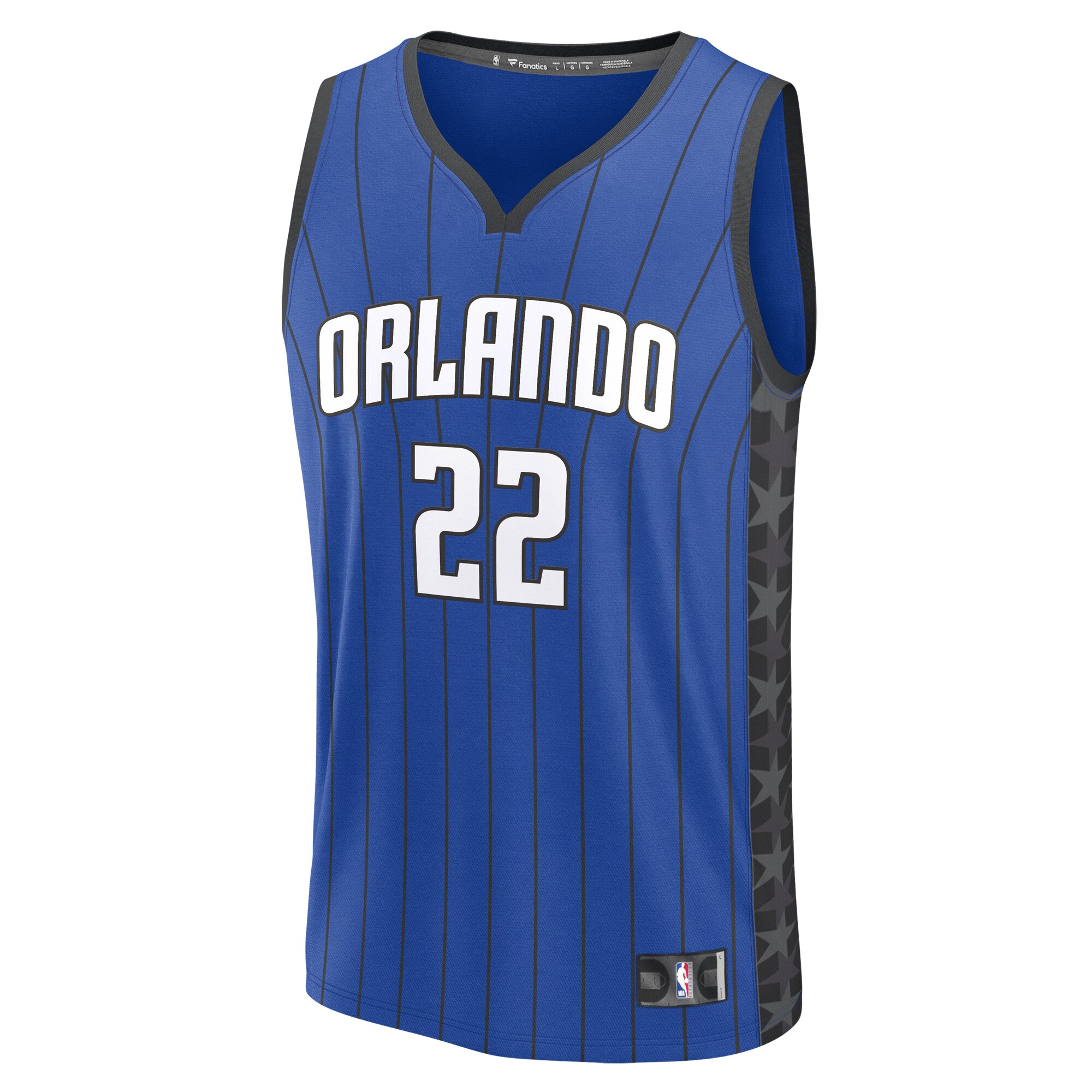 Alternative view of Franz Wagner Orlando Magic Fanatics Youth Fast Break Replica Player Jersey - Statement Edition - Blue