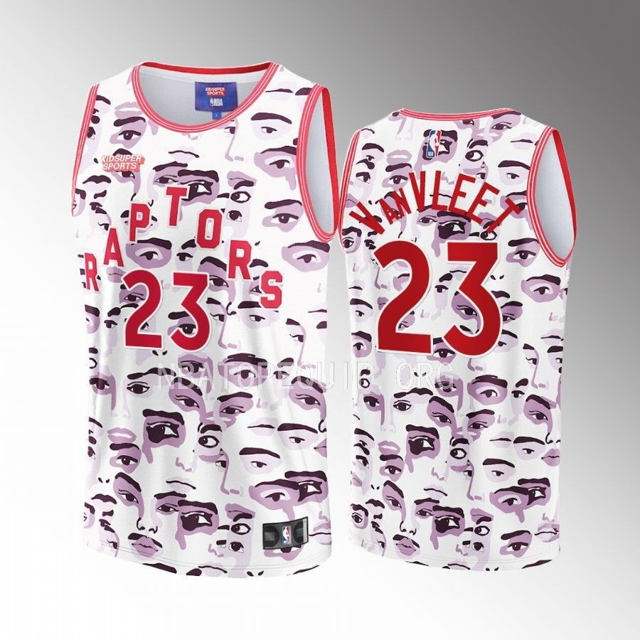Fred VanVleet 23 Toronto Raptors NBA & KidSuper Studios Unisex Hometown Basketball Jersey - JS321 