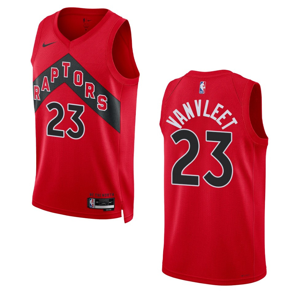 Fred Vanvleet Red Icon Edition 2022-23 Toronto Raptors Swingman Basketball Jersey