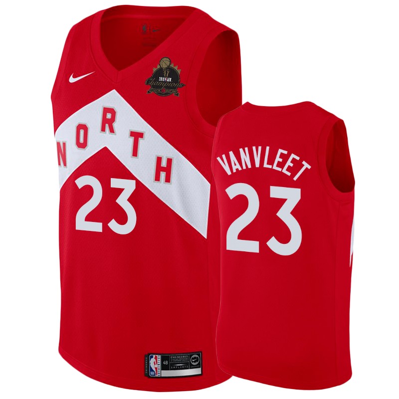 Fred Vanvleet Toronto Raptors 2019 Finals Champions Men's Earned Basketball Jersey