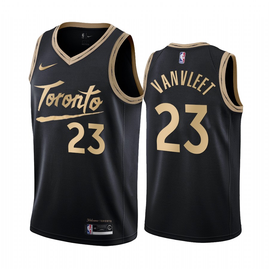 Fred Vanvleet Toronto Raptors Black City Edition 2020-21 Basketball Jersey