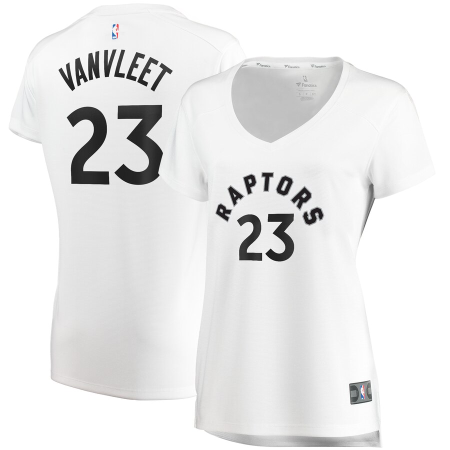 Fred Vanvleet Toronto Raptors Fanatics Branded Women’s Fast Break Replica Player Basketball Jersey – Association Edition – White