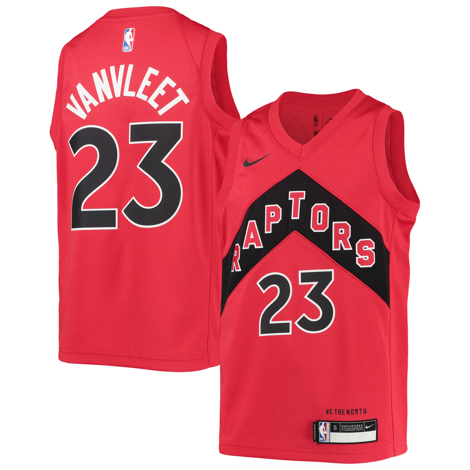 Fred Vanvleet Toronto Raptors Youth 2020/21 Swingman Basketball Jersey - Icon Edition - Red