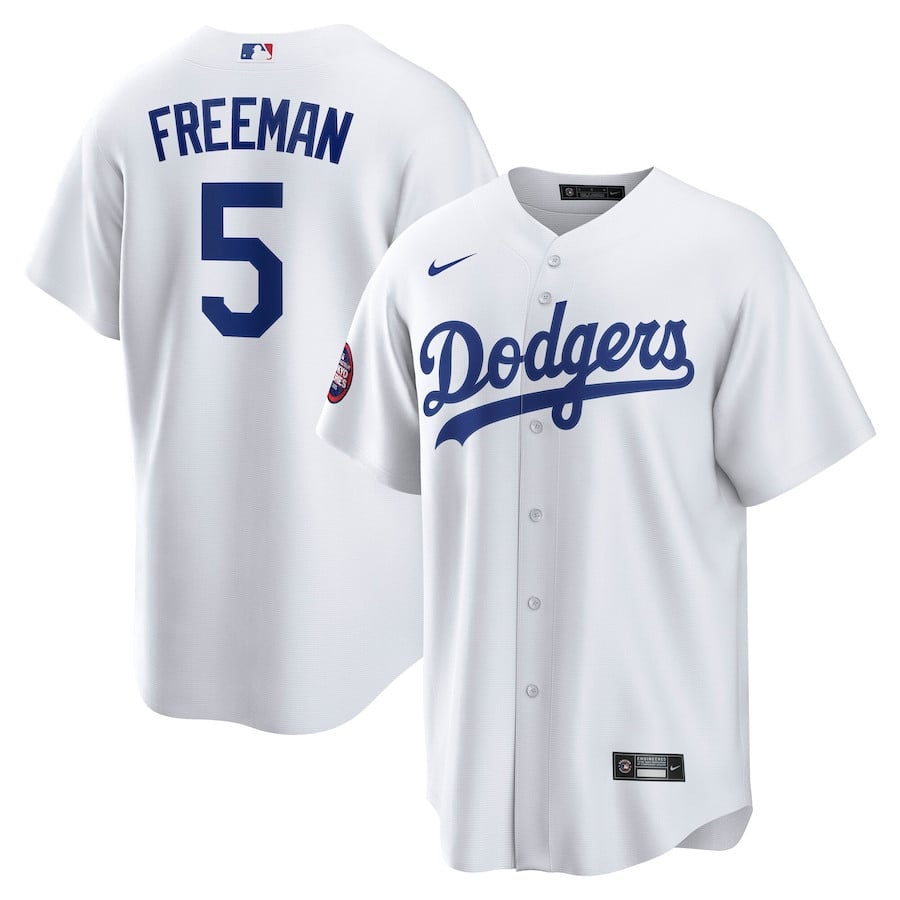 Freddie Freeman 5 Los Angeles Dodgers 2025 MLB World Tour: Tokyo Series Home Player Men Baseball Jersey - White 