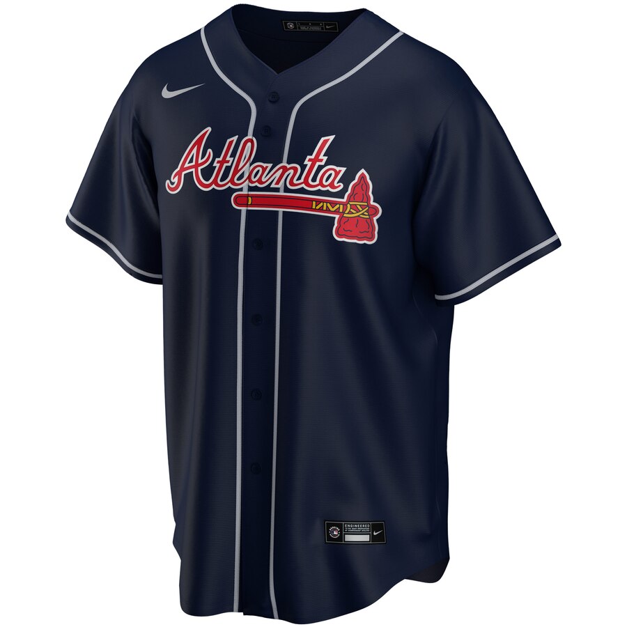 Alternative view of Freddie Freeman Atlanta Braves Alternate 2020 Replica Player Baseball Jersey ÃƒÂ¢Ã¢â€šÂ¬Ã¢â‚¬Å“ Navy